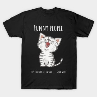 Funny people cat T-Shirt